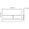 Система инсталляции для унитазов WASSERKRAFT VILS 56TLT.010.ME.WM04